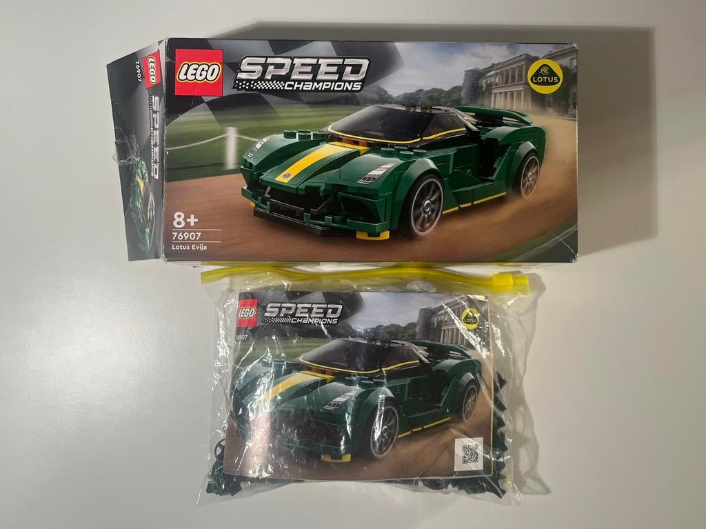 Lego Speed Champions 76907 Lotus Evija, Lego, Zo goed als nieuw, Compleet, Complete set