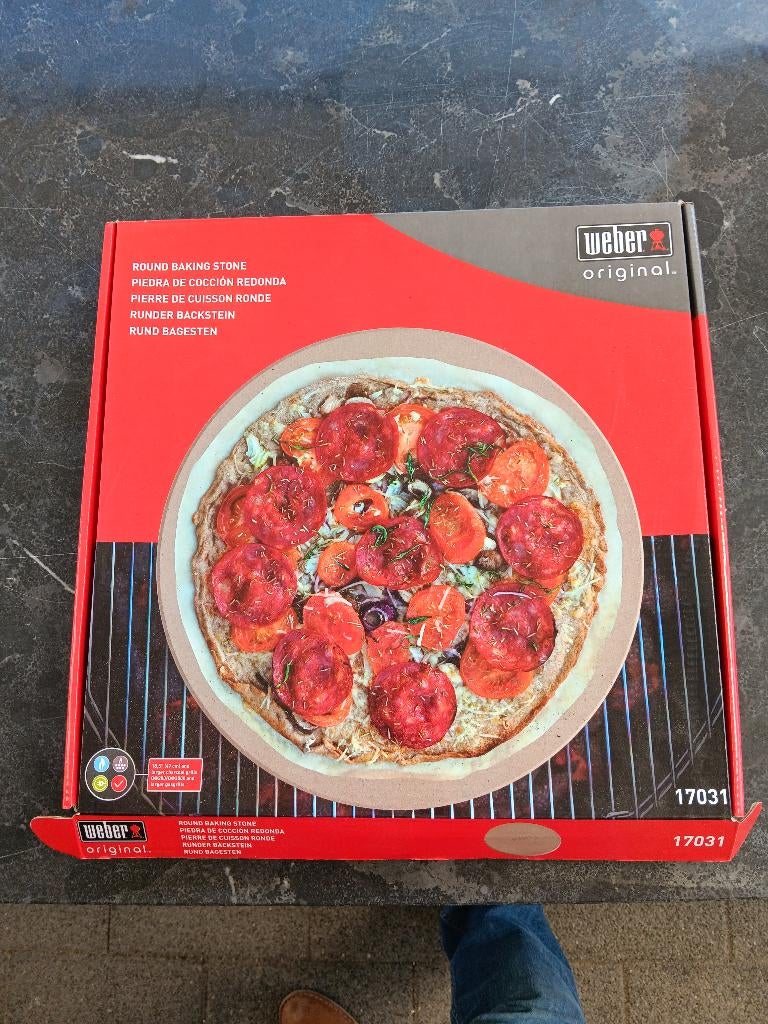 Weber BBQ grill steen, Tuin en Terras, Ophalen of Verzenden, Nieuw, Weber