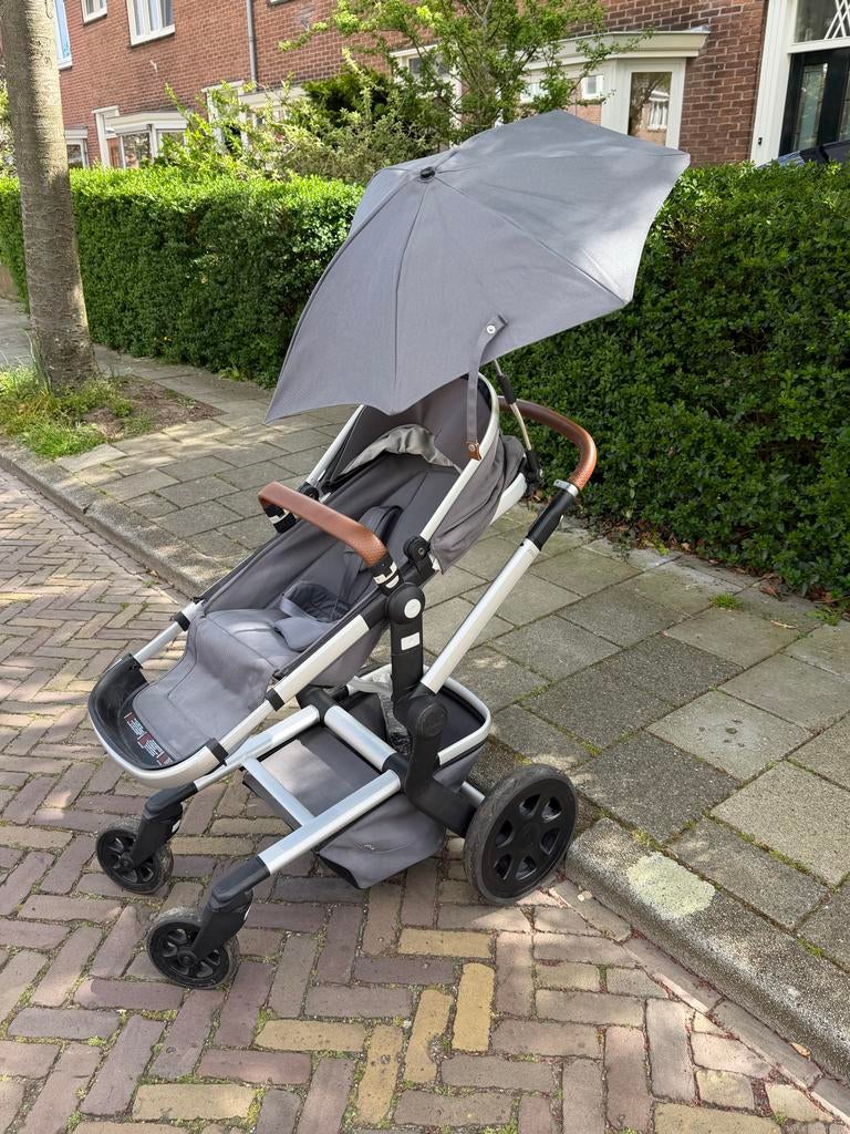Joolz Day 2 kinderwagen met voetenzak en parasol, Gebruikt, Ophalen of Verzenden, Met reiswieg, Kinderwagen