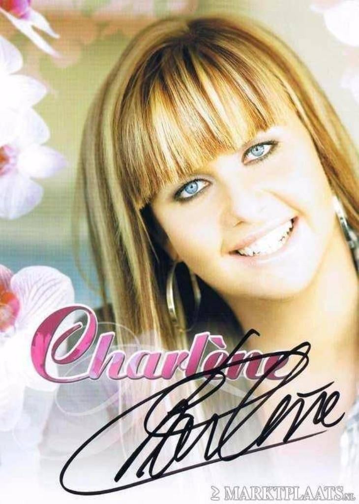 Fotokaart Charlene met handtekening, Ophalen of Verzenden, Zo goed als nieuw, Overige genres