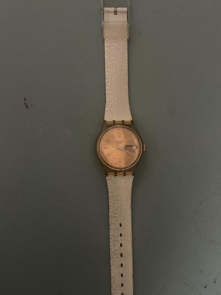 Vintage Swatch Horloge - Uniek Design, Kunststof, Gebruikt, Polshorloge, Swatch
