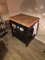 Vadholma Keukeneiland 79x63x90, Ophalen, Zwart, 50 tot 100 cm, Minder dan 100 cm