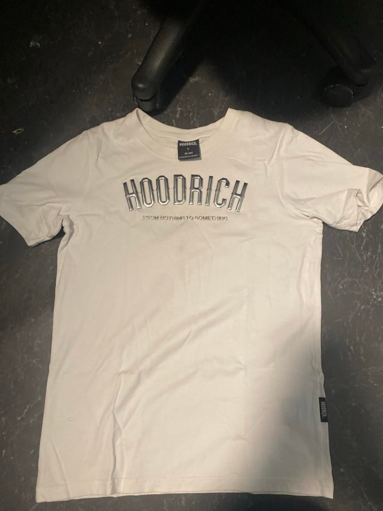 Hoodrich T-shirt Wit met Zilveren Opdruk, Kleding | Dames, T-shirts, Wit, Maat 42/44 (L), Nieuw, Ophalen of Verzenden