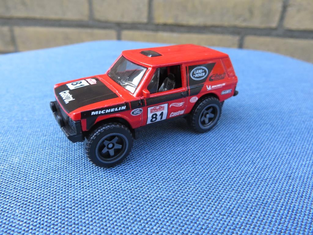 Hotwheels Range Rover classic rood, Ophalen of Verzenden, Zo goed als nieuw, Auto
