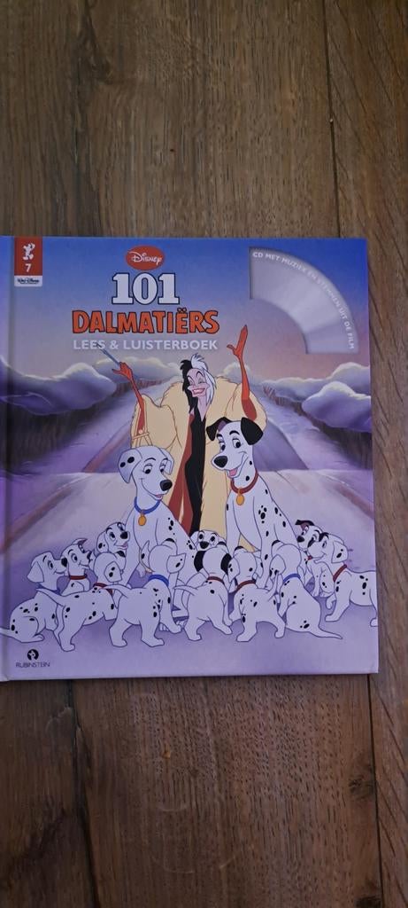 Walt disney Dalmatiërs Lees- en Luisterboek ZGAN, Ophalen of Verzenden, Disney, Cd, Kind