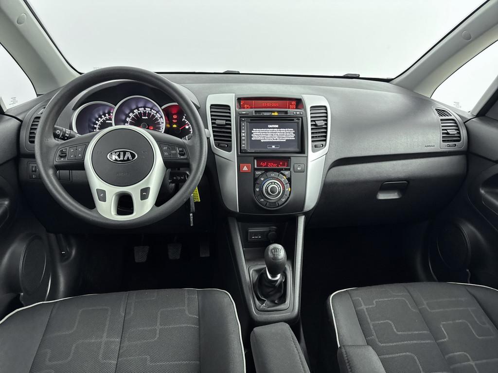 Kia Venga 1.4 CVVT DynamicLine // 1E EIGENAAR // NAVIGATIE /, Auto's, Voorwielaandrijving, Stof, Gebruikt, Zwart