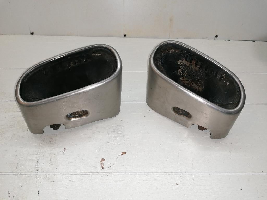 Porsche 997 RVS uitlaatsierstukken, Ophalen, Gebruikt, Porsche