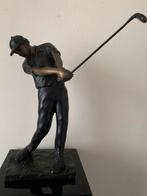 Bronzen beeld van een golfer, Ophalen