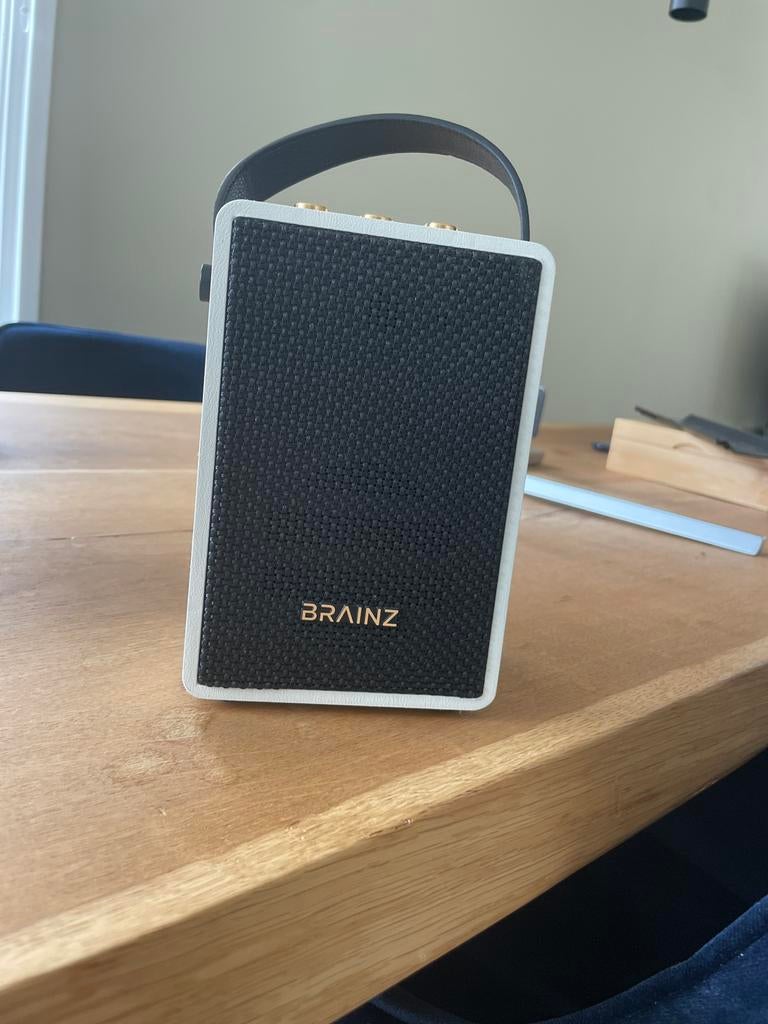 Nieuwe Brainz Box Radio - Draagbare Retro Stijl Radio, Audio, Tv en Foto, Radio's, Ophalen of Verzenden, Gebruikt, Radio