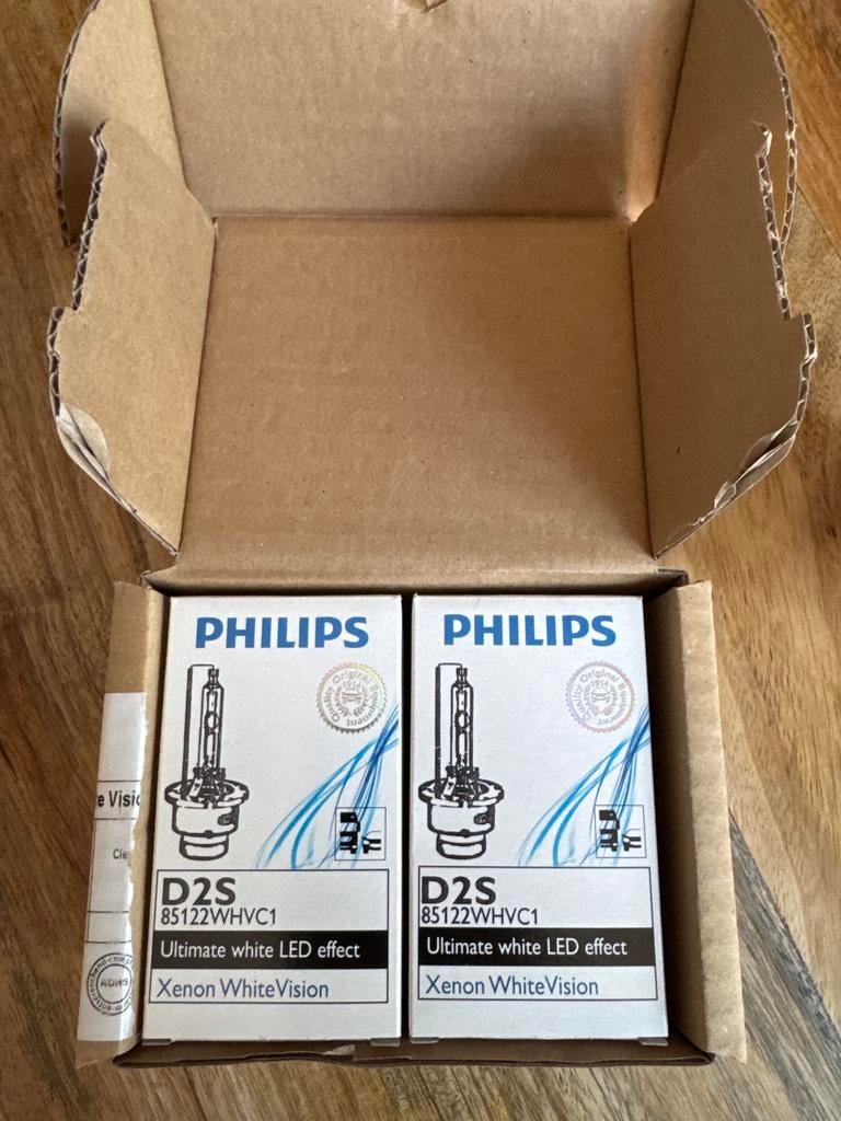 Philips D2S Xenon WhiteVision lampen nieuw, Auto-onderdelen, Ophalen of Verzenden, Nieuw, Universele onderdelen