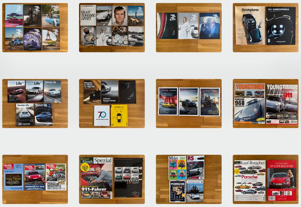 Porsche tijdschriften, 45x, Ophalen, Gelezen, Porsche