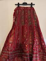 Prachtige Rode Lehenga met Gedetailleerd Borduurwerk, Overige typen, Maat 46/48 (XL) of groter, Nieuw, Ophalen of Verzenden