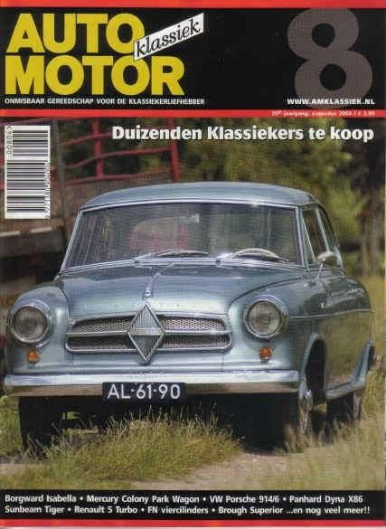 AMK 8 2004 : VW Porsche 914 /6 - Borgward Isabella - Renault, Ophalen of Verzenden, Gelezen, Algemeen