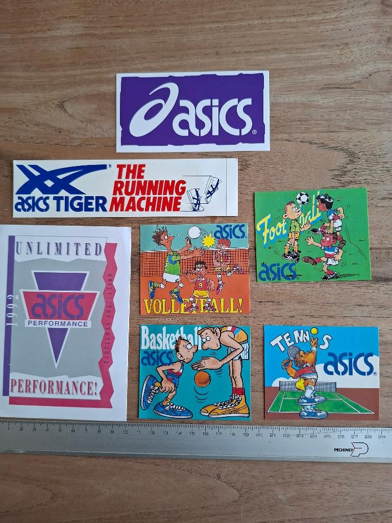 Stickers Asics tiger, Verzenden, Zo goed als nieuw, Merk