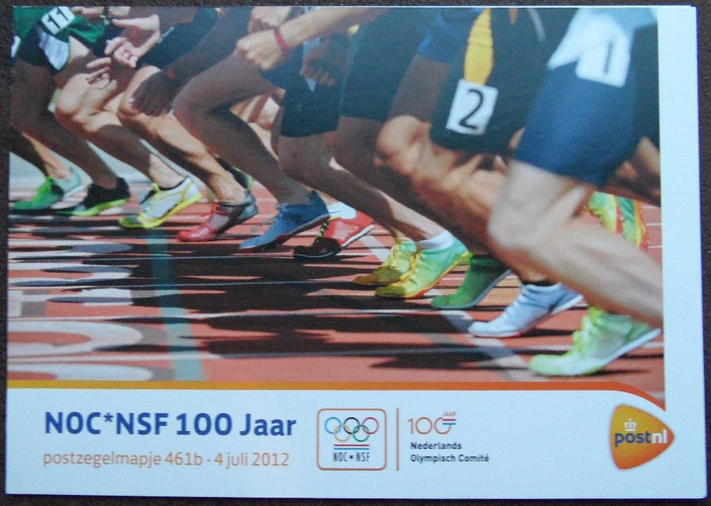 Postzegelmapje 461B – NOC*NSF 100 jaar, Ophalen of Verzenden, Postfris