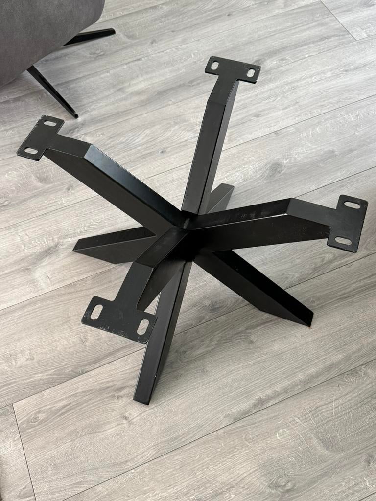 Metalen salontafel poten, Ophalen, Tafelpoot, 50 tot 100 cm, Zo goed als nieuw