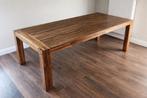 Mooie massiek eetkamertafel 220x100cm, Ophalen, Gebruikt, 200 cm of meer, 50 tot 100 cm