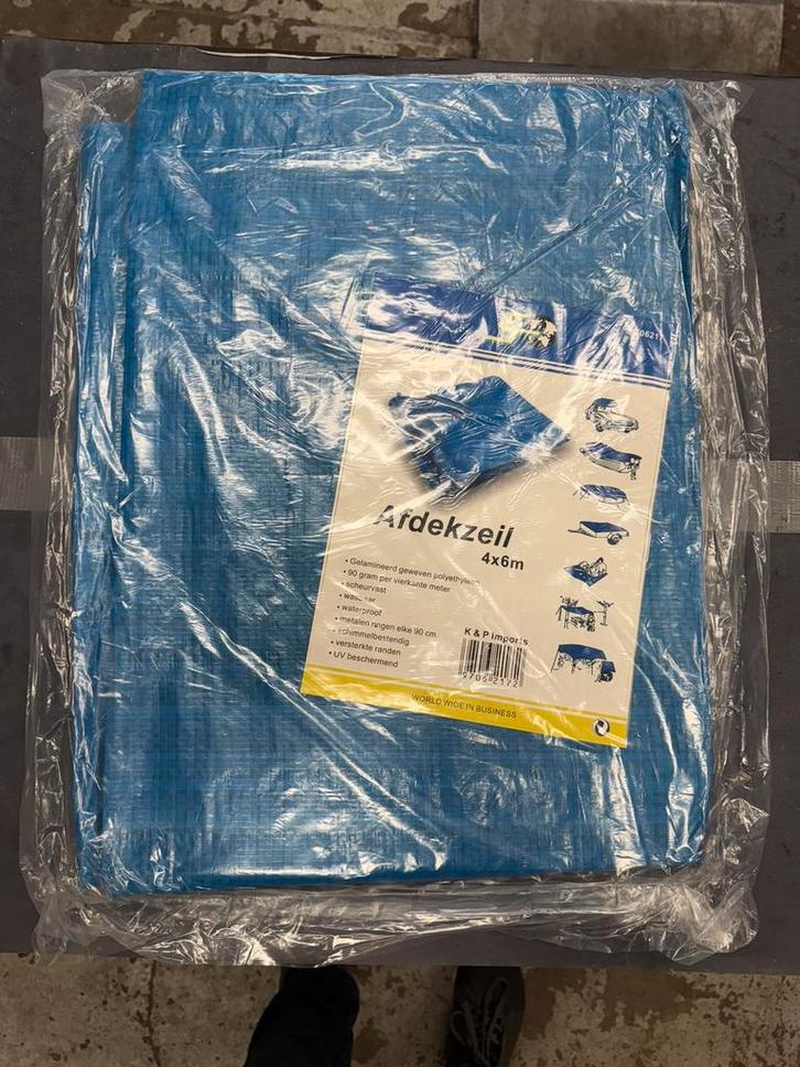 Verschillende afdekzeilen vanaf 6 euro, Doe-het-zelf en Verbouw, Overige Doe-het-zelf en Verbouw, Nieuw, Ophalen of Verzenden