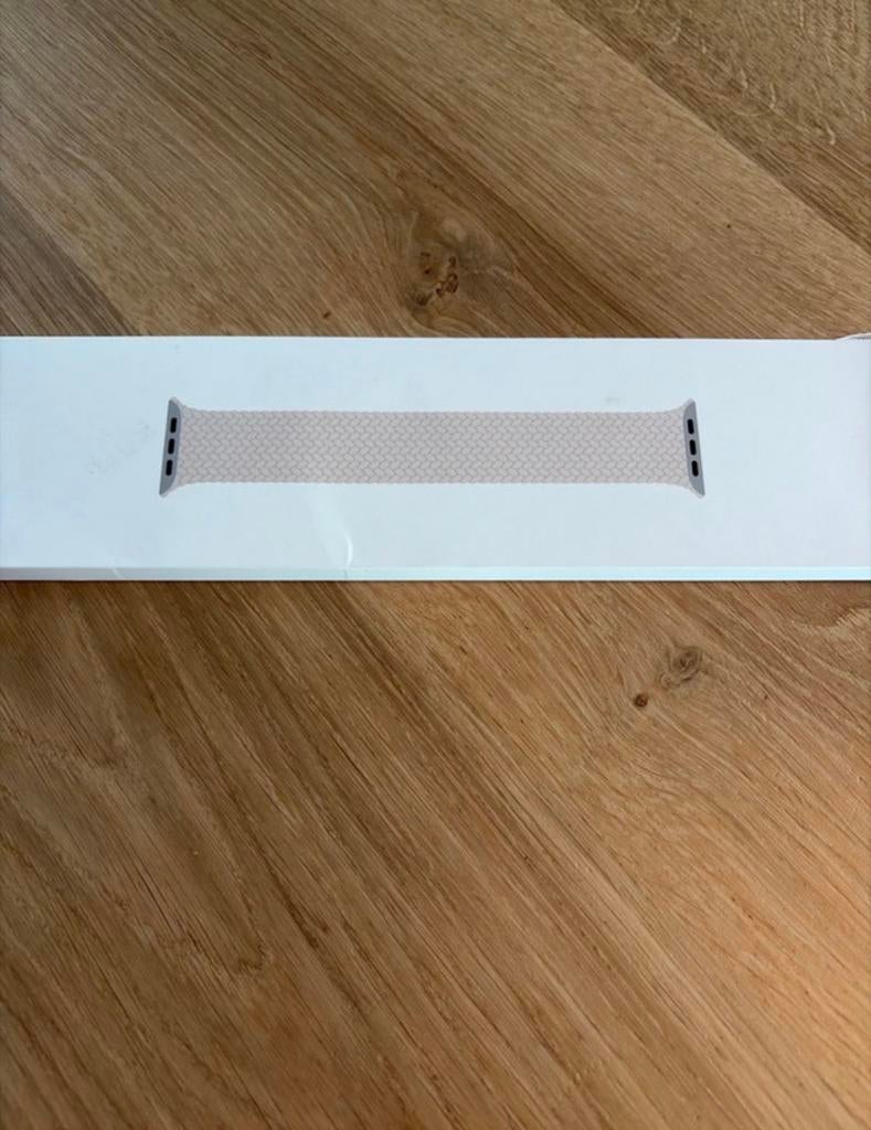 Apple Watch Single Braided Loop Maat 8, Ophalen of Verzenden, Nieuw, Grijs, IOS