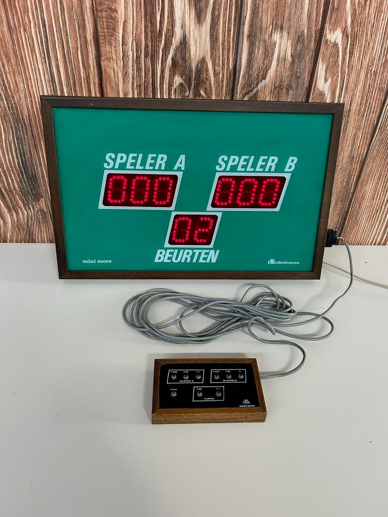 DK Electronics Elektronisch Scorebord – Mini Score, Sport en Fitness, Biljarten en Poolen, Ophalen