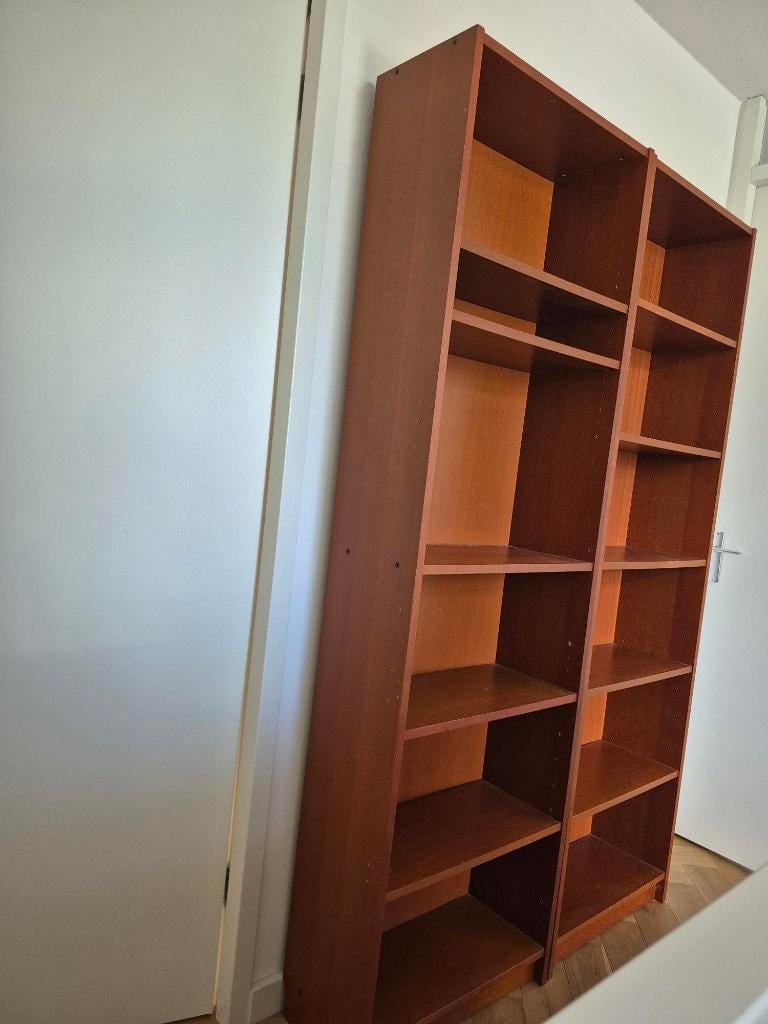 2x Ikea Billy boekenkast - 202 x 60 cm - kersen, Ophalen, Met plank(en), Gebruikt, 200 cm of meer