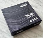 6 messenleggers rvs in doos Gense, Nieuw, Ophalen of Verzenden, Rvs of Chroom, Vaatwasserbestendig