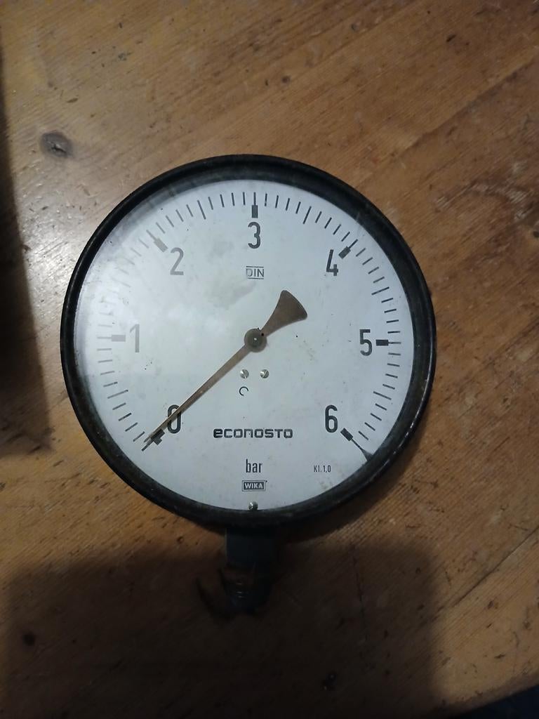Manometer Oliedruk CV 0-6, Ophalen of Verzenden