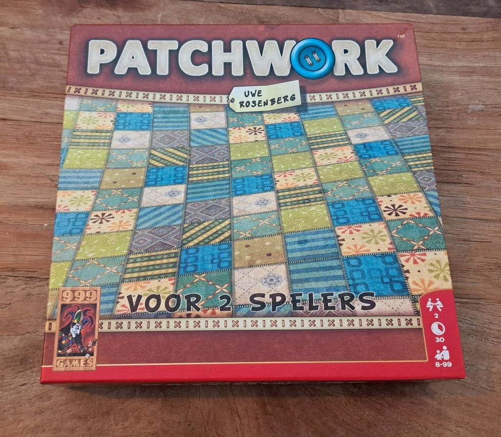 Patchwork bordspel voor 2 spelers, Een of twee spelers, Ophalen, Zo goed als nieuw, 999 Games