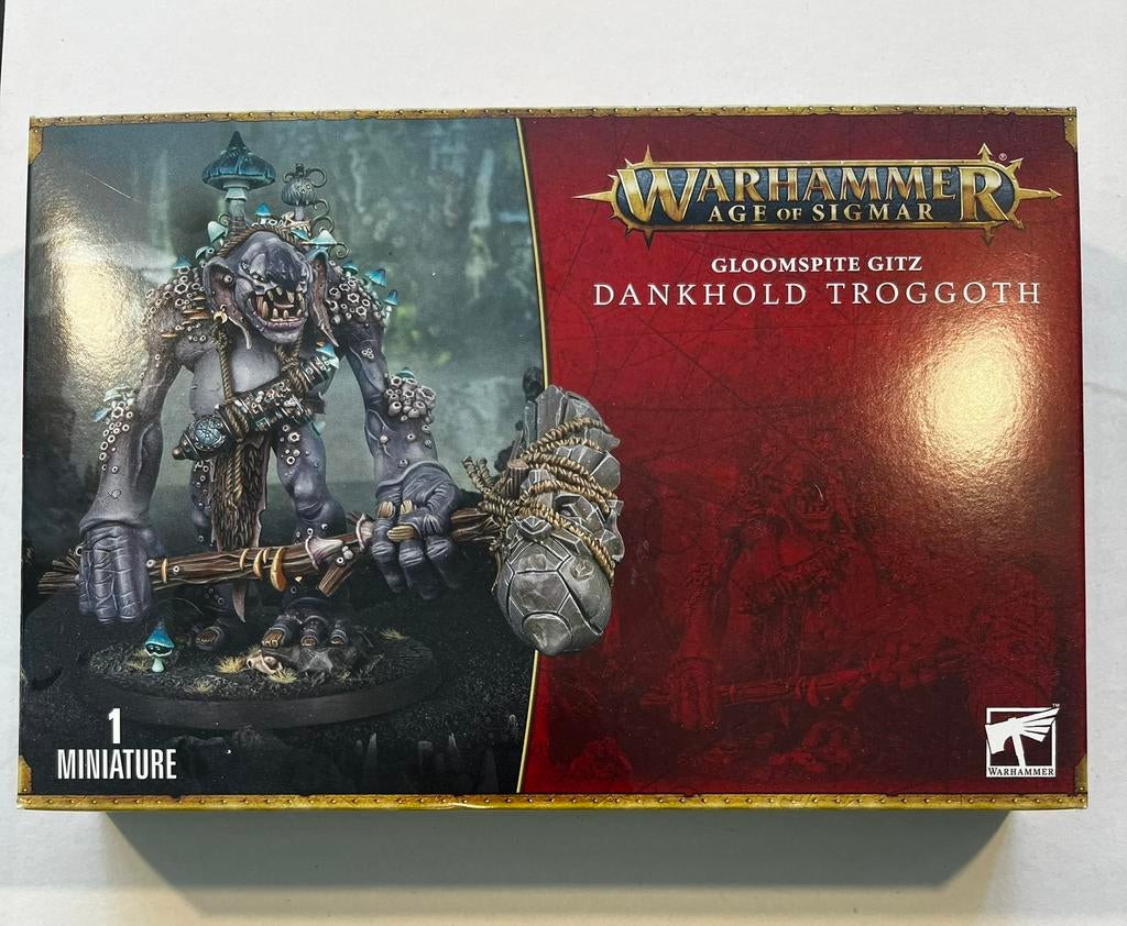 Geschilderde Warhammer Aos Dankhold troggoth+ dood en bits, Hobby en Vrije tijd, Wargaming, Ophalen of Verzenden, Zo goed als nieuw