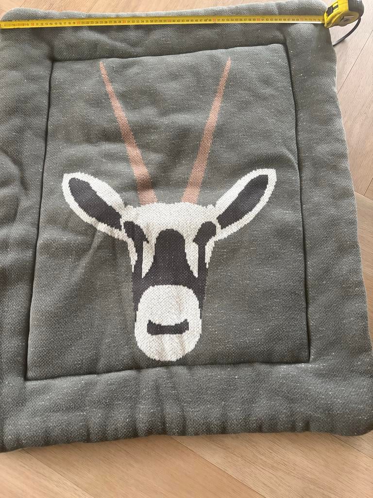 Quax boxkleed met antilope print, Ophalen of Verzenden, Gebruikt, Rechthoekig, Boxkleed