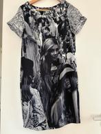 Zara Basic Jurk met Hippie Print - Maat S, Zwart, Ophalen of Verzenden, Zo goed als nieuw, Maat 36 (S)