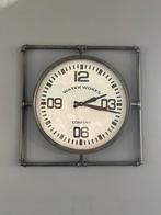 Industriële klok, Ophalen of Verzenden, Zo goed als nieuw, Wandklok
