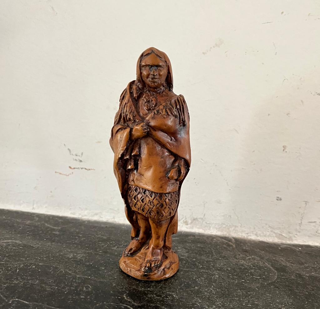 Beeldje Indianenvrouw, Ophalen of Verzenden, Zo goed als nieuw, Mens