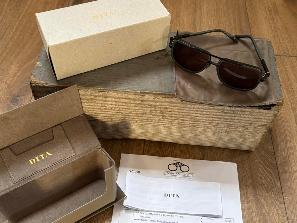 Dita Mach one Drx2030V, Sieraden, Tassen en Uiterlijk, Zonnebrillen en Brillen | Heren, Ophalen of Verzenden, Zo goed als nieuw