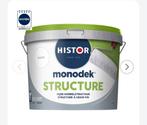 Nieuwe Histor Monodek Structure verf 2.5 liter RAL 9010, Wit, Nieuw, Ophalen of Verzenden, Verf