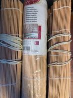 3x Bamboe rolgordijnen 60x180 cm, Bruin, 150 tot 200 cm, Nieuw, Ophalen of Verzenden