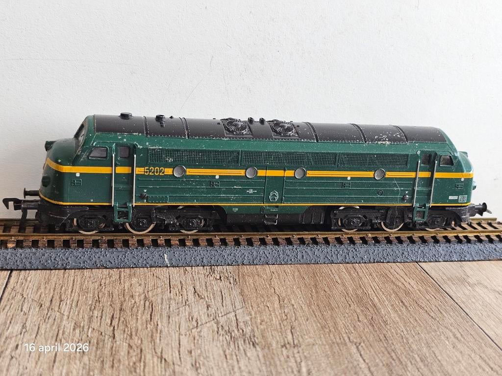 Modeltrein Ho fleischmann 4272 NMBS lokomotief dsb metaal, Hobby en Vrije tijd, Ophalen of Verzenden, Gelijkstroom, Locomotief