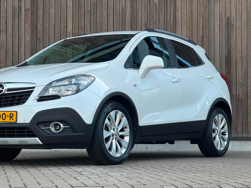 Opel Mokka 1.4 T Cosmo |Leder|Trekhaak|Winterpakket|, Auto's, Opel, Voorwielaandrijving, Euro 5, Gebruikt, Zwart