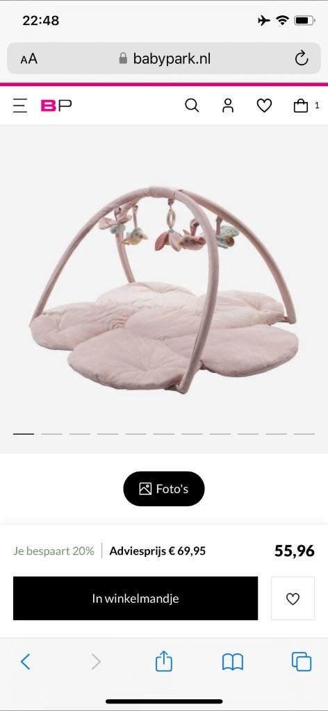 Speelkleed baby little dutch roze, Ophalen of Verzenden, Gebruikt