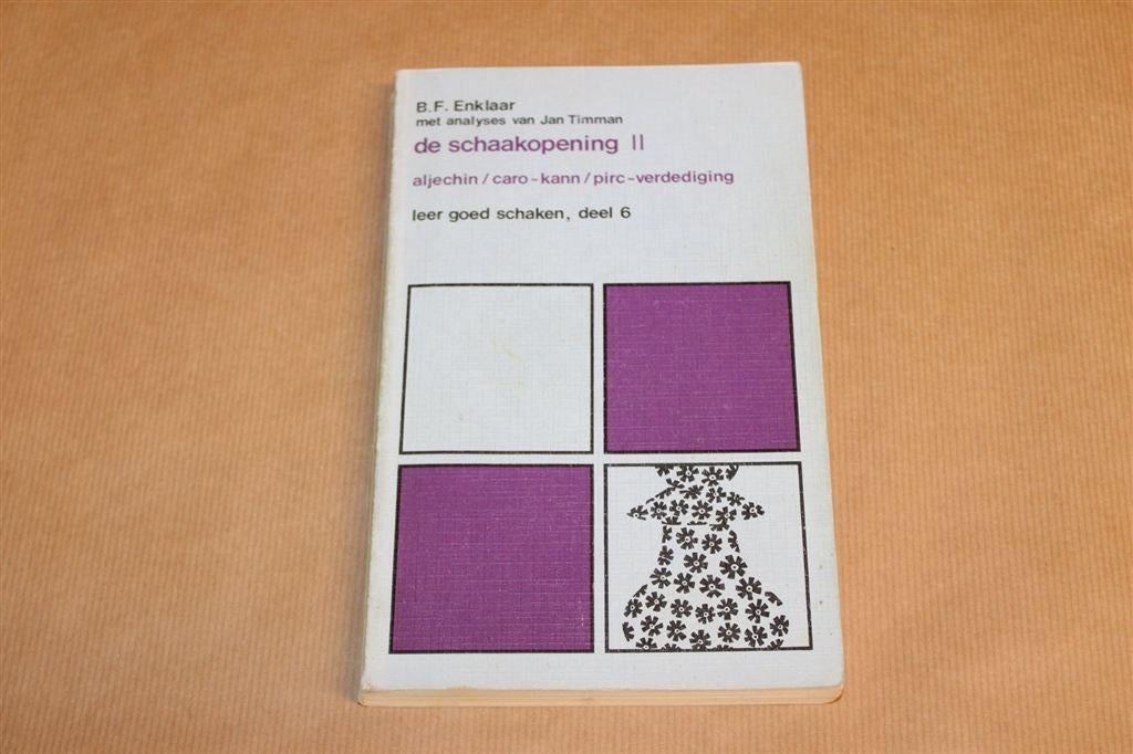 Schaakopening 2 — Aljechin, Caro-Kann & Pirc-Verdediging, Boeken, Ophalen of Verzenden, Gelezen, Watersport en Hengelsport