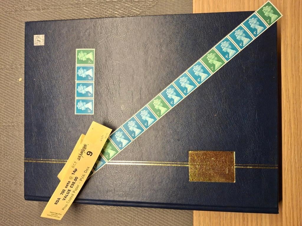 postzegel engeland combinatie rolzegels 9 Readers Digest, Verzenden, Postfris
