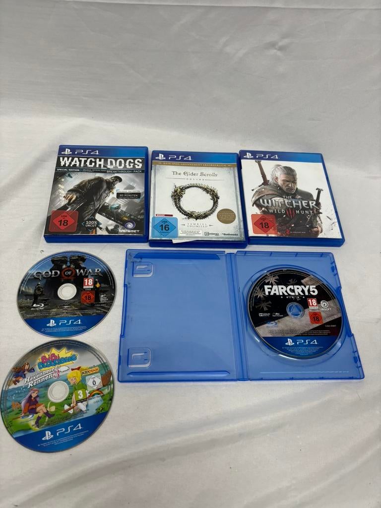 Playstation 4 spellen games partij van 6 stuks, Avontuur en Actie, Online, Gebruikt, Vanaf 18 jaar