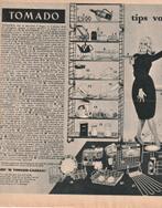 Retro reclame 1960 Tomado Boerenbont bord rekje, Verzenden, Overige typen