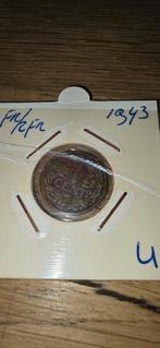 1943 1 Cent - Fraai/Zeer Fraai, Ophalen of Verzenden, Koningin Wilhelmina, 1 cent, Losse munt