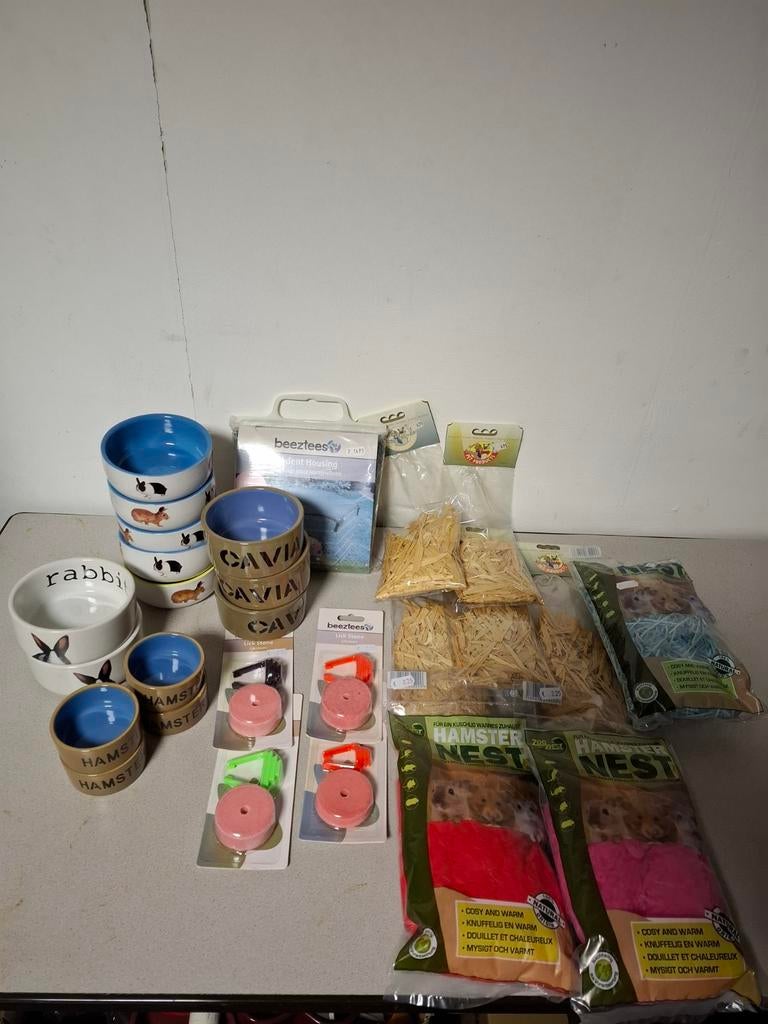 Div knaagdieren benodigdheden, Dieren en Toebehoren, Ophalen, Nieuw
