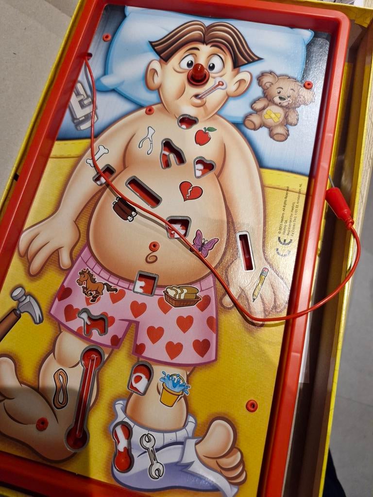 Dokter Bibber - Klassiek spel voor jong en oud, Een of twee spelers, Ophalen, Gebruikt, Hasbro