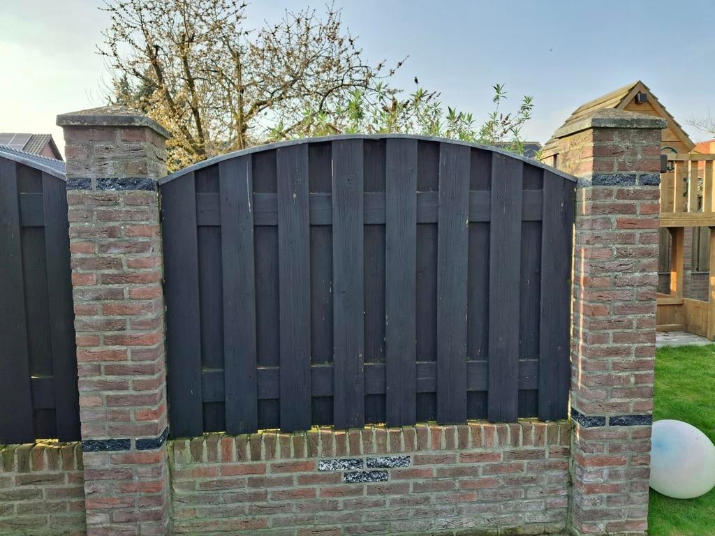 schutting panelen, Tuin en Terras, Ophalen, Hout, 200 cm of meer, 150 tot 200 cm