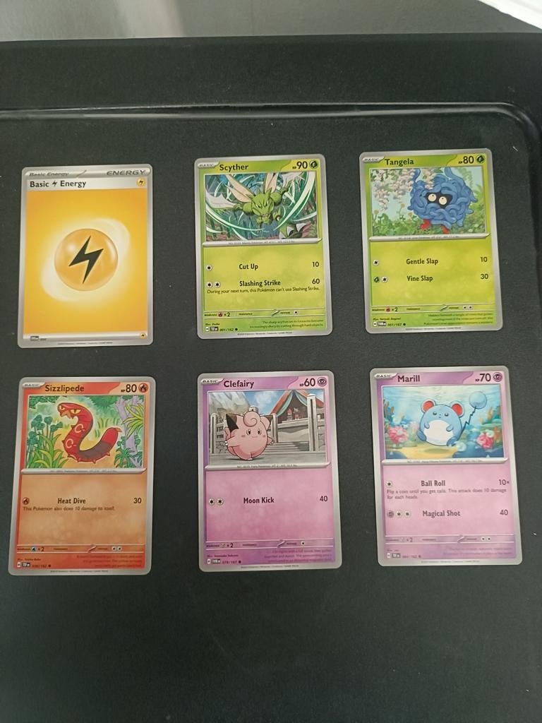 6 Pokémon kaarten - Goede staat, Ophalen of Verzenden, Zo goed als nieuw, Meerdere kaarten