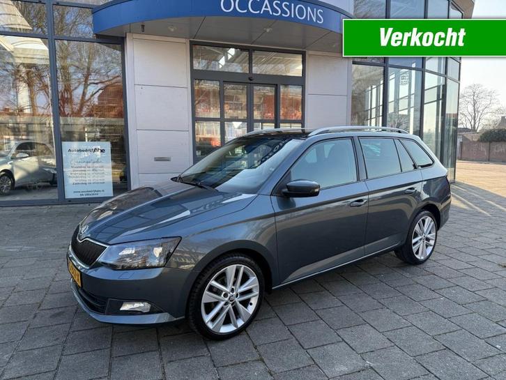 Skoda FABIA 1.2 TSI STYLE BL PRO-17 INCH-LMV-ECC-PDC-PANORAM, Auto's, Skoda, Bedrijf, Fabia, ABS, Adaptive Cruise Control, Airbags