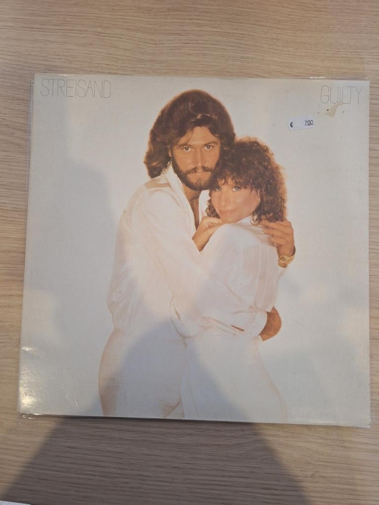 Barbra Streisand & Barry Gibb - Guilty LP (1980), Cd's en Dvd's, Vinyl | Pop, Ophalen of Verzenden, 1980 - 1989, Gebruikt, 12 inch